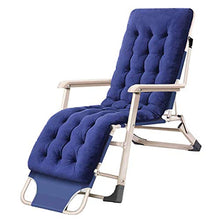 AI LI WEI SHUAIIJUAN Sedia per Il Tempo Libero Domestico Outdoor Garden Unica Sedia Solarium Terrazza Lounge Recliners s Sdraio Pieghevole Poltrona reclinabile con l'ammortizzatore Max.200kg - Blu