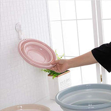 1PC Outdoor Pieghevole Lavabo Pieghevole Benna Contenitore Portatile Bacino Pieghevole del Silicone lavabo Accessori per Il Bagno, Mini Viola