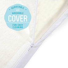 Milliard Ventilata Memory Foam Culla Materasso Topper/Culla Materasso Topper (120 x 60 cm - Bianco Sporco)