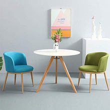 Sedia da ufficio,Tavolo morbido e confortevole Sgabello da bar Altezza della piastra del sedile 65 cm (26 pollici), struttura in legno massello Cuscino in misto cotone e lino, vernice color legno, u