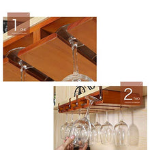 MHBGX Cremagliera Del Vino, Nailless in Legno Massello in Legno Appeso a Testa in Giù Ornamenti Ornamenti Cabinet in Basso Fondo Creativo Scomparto Personalità,51X23X6Cm.