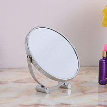 Specchio Per Il Trucco 3X Specchio Da Tavolo Ingrandito Da 7 Pollici Specchio Cosmetico Portatile Con Finitura Cromata Lucida Specchi Compatti (Colore: Argento Dimensioni: 7 Pollici 3 X) Per Comò Da B
