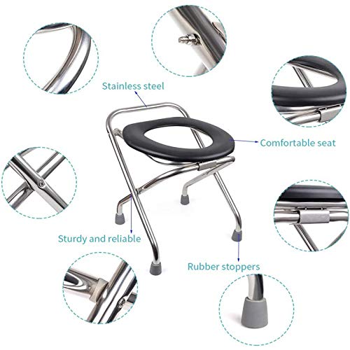 Sgabello Da Toilette Squat Adult, Sgabello Per Cacca Regolabile In Altezza Per Bagno Con Scatola Portaoggetti Sgabello Portatile Antiscivolo Per Vasino - Foto 8