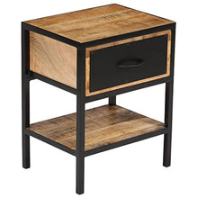 vidaXL Comodino 40x30x50 cm Tavolino da Notte Comò Arredo Cassettiera Mobiletto per Camera da Letto Arredamento Interni Legno Massello di Mango