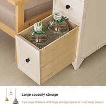 JXJ Comodino Ultra Stretto Comodino Semplice con Spazio Vuoto Comodino Piccolo in Legno massello da 20-30 cm per Camera da Letto, Bagno e corridoio
