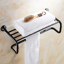 WHSS. Moderno Nero Creativo Singolo + Singola Asta Bagno in Ottone Antico Bagno mensola/Bagno Stand/mensola