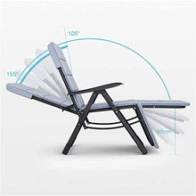 PARTAS Outdoor Zero Gravity Chair reclinabile Outdoor Chair,Sun Lounger,Outdoor Garden Sedia a dondolo Relaxing Chair,Balcone sdraiato sdraio, sedia da giardino