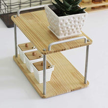 LYM &ripiano di stoccaggio Scaffali da Cucina, Tavolo da Pranzo a Doppio Strato Rack for stoccaggio unità organizzatore Multifunzione for Uso Domestico Scaffale di Finitura