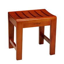 Sgabelli per doccia e bagno Quercia Sgabello Antiscivolo Doccia Sgabello for Gli Anziani di Legno Solido Sgabello Impermeabile E Anti-corrosione Doccia in Camera in Legno Sgabello Sgabello Basso