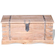 XINGLIEU Baule portaoggetti Marrone, Baule portaoggetti in Legno, Tavolo supplementare, 90 x 40 x 40 cm