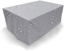 HUACHENG Copridivano Nero per Esterni Mobili da Giardino per Patio Coprisedili Impermeabili Coprisedili per Neve da Pioggia per Divano da Tavolo Sedia Antipolvere-Argento, 218X218X90cm