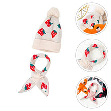SOIMISS 1 Set Autunno Inverno Bambini Cappello Caldo Sciarpa Set Adorabile Berretto Caldo Fazzoletto da Collo