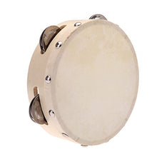 SaySure - Lambskin Leather Drum Tambourine Samba Poplar Wood Toy