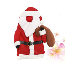 LIOOBO Decorazioni per la Bottiglia di Vino di Natale Decorazione Maglione Lavorato a Maglia Decorazioni per Bottiglia di Vino di Babbo Natale