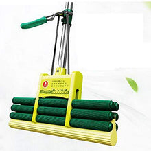 SSAYY Spray Mop Scopa Piatta per Uso Domestico/Design Ergonomico/Plus Rodmateriali Telescopici in Acciaio Inossidabile Grezzo/Metallo Filettato/Doppia Chiusura