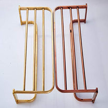 LCBLC Portasciugamani Portasciugamani In Ottone Oro Rosa Portasciugamani 60 Cm