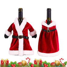 Amosfun 2pcs Decorazioni per Bottiglie di Vino di Natale Decorazioni Maglione Lavorato a Maglia Decorazioni per Bottiglie di Vino di Babbo Natale bomboniere Forniture Regali