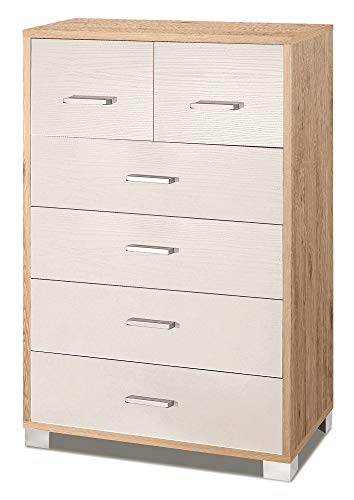 Sarmog Kit Mobile CASSETTIERA 6 POSTI H112 L70 P41 Cm Struttura Rustico Frontale Olmo 772k