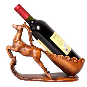Portabottiglie da Parete Europeo splendidamente Creativo, portabottiglie per la casa, portabottiglie, Set da Vino Decorativo per casa Moderna, Soggiorno, Artigianato (Colore: Bianco)