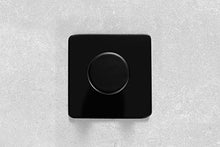 Ambrosya - Portasciugamani Autoadesivo in Acciaio Inossidabile in Nero - Gancio Bagno Staffa Asciugamano Adesivo (Acciaio Inossidabile (Nero), 4 x 1)