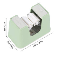 Supporto per Scopa Impermeabile con Design a Ganasce a Rullo, 2 Pezzi, Montato a Parete, Facile da installare, Senza Perforazione per L'Ufficio Domestico(Green)