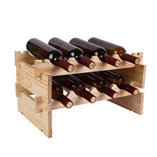 Portabottiglie in Legno Portabottiglie da Vino da appoggio Portabottiglie da Vino da appoggio - Decorazioni per la casa, Facile da installare-15 cm