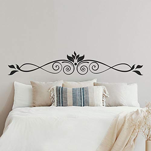 Adesivi per testiera del letto, T-MK355, 32 x 180 cm, colore: Nero
