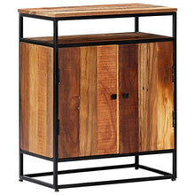 vidaXL Credenza Durevole Madia Resistente Ampia Spaziosa Robusta Pratica Utile Solida Armadio 60x35x76 cm in Legno Massello di Recupero e Acciaio