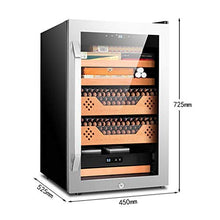 Armadio per Sigari Elettronico Intelligente Umidificatore per Sigari A Temperatura E umidità Costanti Ripiano in Legno di Cedro Sistema di Controllo Intelligente