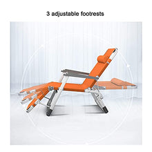 tayer Lettino Prendisole Sdraio Pieghevole con Cuscino, Giardino Pieghevole, per Giardino Patio Esterno sedie a Sdraio Letto reclinabile Caricamento Fino a 200 kg (Nero)