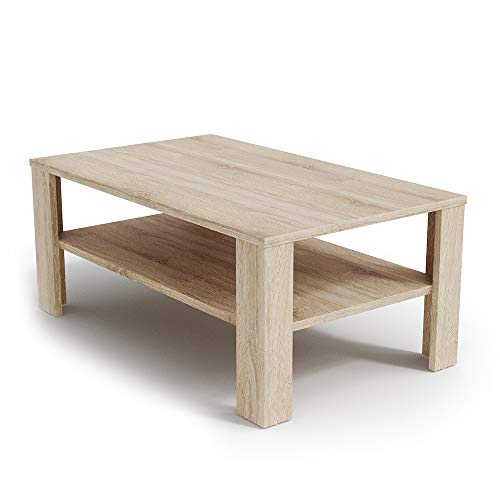 Vicco Tavolino da divano Tavolino da salotto Sonoma Con ripiano Tavolino Divano