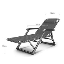 Sedia a Sdraio Pieghevole Sedia a Sdraio da Spiaggia, Sedia a Sdraio da Esterno Sedia a Sdraio Zero Gravity Sedia Oversize Reclinabili Regolabili Lay Flat Lettini da Sole