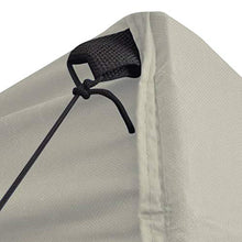 Tidyard Gazebo Professionale Pieghevole con 4 Pareti, Gazebo da Esterno, Tenda da Festa 2x2m Acciaio Crema