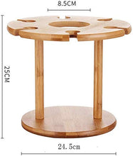 LHQ-HQ HOU Vino mobilia cremagliera bambù Piccolo Vino cremagliera Vino Legno portabottiglie Tazza Solida