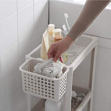 &ripiano di stoccaggio Cucina Carrelli, multifunzionale Rack storage con pulegge, stoccaggio Spice Rack Scaffale di finitura