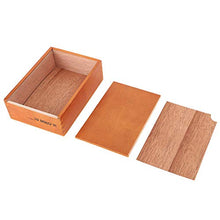 Portasigari, Scatola di Immagazzinaggio del Sigaro Della Cassa Dell'Umidificatore All'Aperto di Viaggio Portatile di Legno Regalo Ideale per Compleanno, Matrimonio, Regalo Aziendale