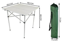 ISO TRADE Pieghevole Alluminio Tavolo Alluminio Giardino Campeggio Tavolo #031
