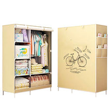 JJZXT Abbigliamento Cabinet Non Tessuto Armadio Tessuto, Guardaroba Pieghevole Panno Armadio Grande Rack di stoccaggio Mobili Camera da Letto (Color : B)