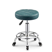 Poltrone Nubao Barber Chair Bellezza Sgabello da Bar Seggiovia Rotary Barber Shop di Bellezza Bar, Rosso (Color : Green)
