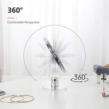 ADSE Specchio cosmetico, Specchio per Il Trucco da toeletta con 1x / 7X, 6 '' 360 Gradi; Specchio ingranditore Girevole, Specchio da Bagno con Stile Simile al Cristallo