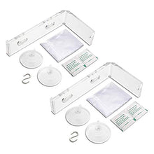 kdjsic 2-Pack Ventosa per Finestra - appendi Piante all'Interno o all'Esterno, Comodo Gancio per Finestra per mangiatoie per Uccelli, Ornamento