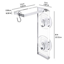 kdjsic 2-Pack Ventosa per Finestra - appendi Piante all'Interno o all'Esterno, Comodo Gancio per Finestra per mangiatoie per Uccelli, Ornamento