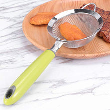 UPKOCH Setacci da Cucina in Acciaio Inossidabile a Maglia fine con Manici in plastica Antiscivolo Misura 10 cm