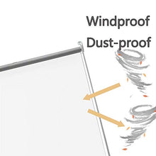 GDMING Tende A Rullo per Balcone Terrazza, Impermeabile Robusto Trasparente A Prova di Vento 0.5mm più Spesso PVC Finestra Pannello in Vinile, Personalizzabile (Color : Chiaro, Size : 1.5x2.5m)