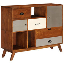 vidaXL Credenza Vintage con Cassetti Armadietto Mobile Cassettiera Dispensa Vetrina Arredo Soggiorno Armadio Arredamento Legno Massello Acacia