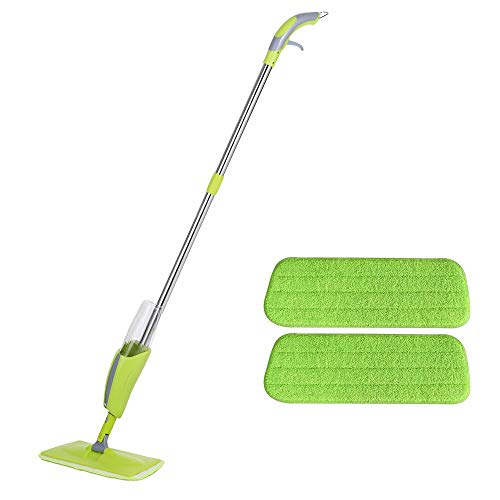 SSAYY Spray Mop Spray Floor Mop Strumento di Pulizia Rapida con Spazzolino Riutilizzabile in Microfibra Riutilizzabile per La Pulizia del Pavimento di Piastrelle in Ceramica per Cucina