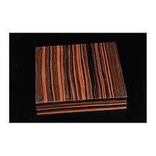 NIHAOA Accessori del Sigaro Classic High-End di Vetro Groove Piattaforma Cedro Cigar Ashtray