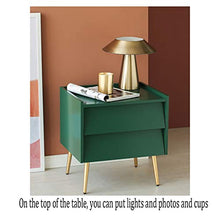XXT comodino camera da letto armadio comodino, comodino camera da letto, armadio soggiorno, divano laterale (colore: verde)