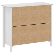 Tidyard Credenza Bianca Moderna Legno Massello di Pino con Cassetti e Anta,Armadietto Bianco Moderno con Cassetti,Credenza da Salotto,Armadietto da Salotto,Mobiletto da Salotto Soggiorno 91x40x80 cm