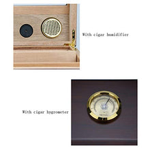 Cigar Humidor, Cigar Humidor Cigar Box Umidificazione Legno di Cedro umidità Sealed Grande capacità Cigar Box (290 * 250 * 150Mm)
